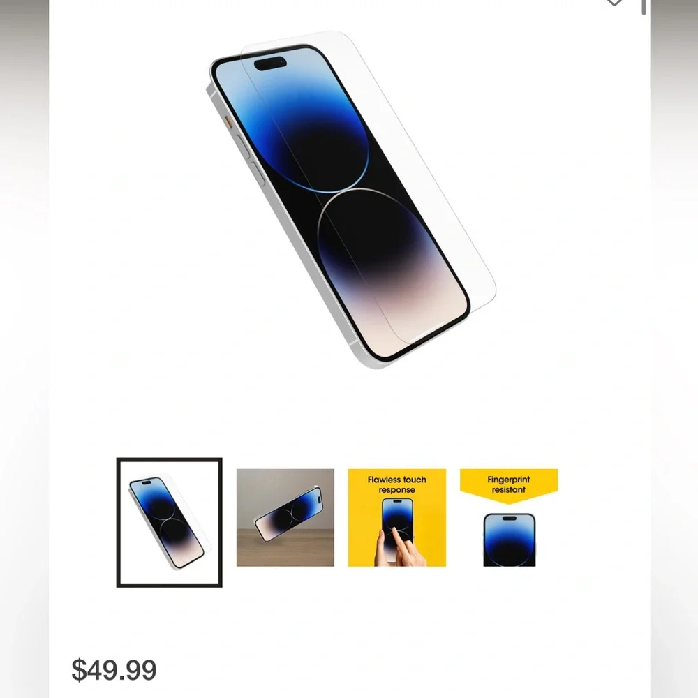 Otterbox IPhone 14 Pro Max Amplify Glass Drop Screen Protector NEW IN BOX